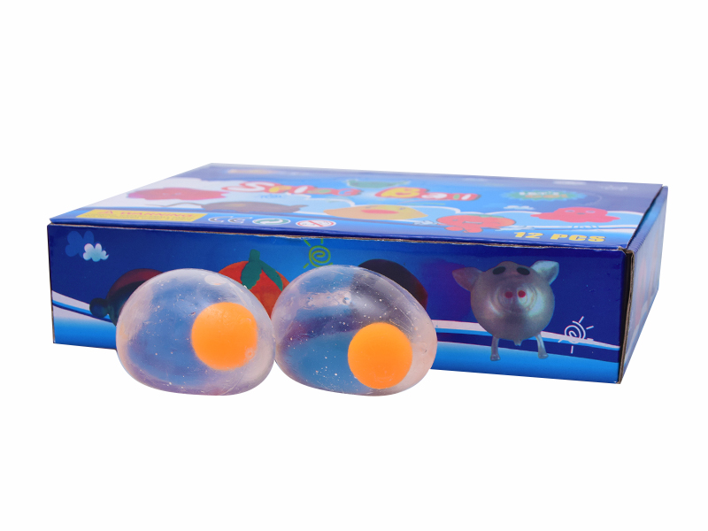 12PCS Transparent Egg Vent Ball Toy