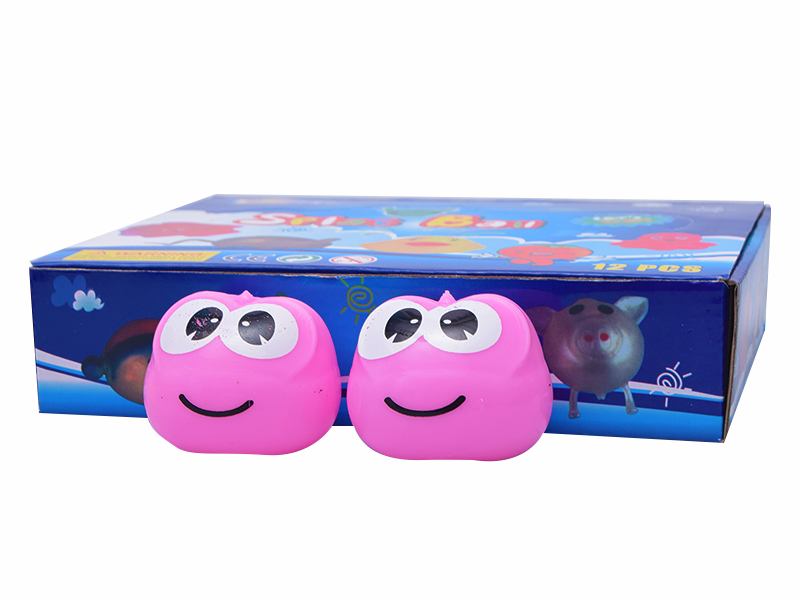 12PCS Frog Vent Ball Toy