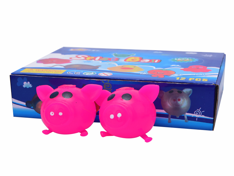 12PCS Pig Vent Ball Toy