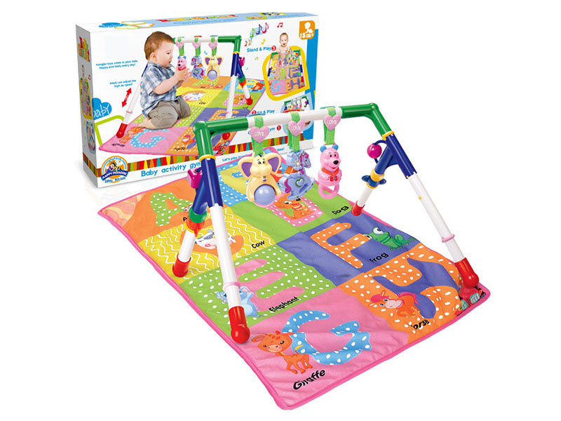 Baby Playing Gym With Carpet(ENGLISH)