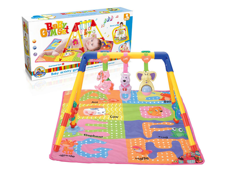 Baby Playing Gym With Carpet(ENGLISH)