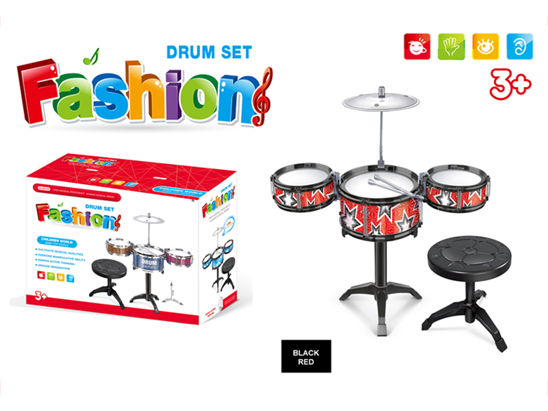 Jazz Drum(black red)