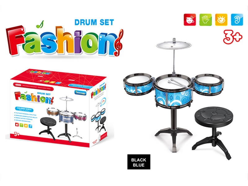 Jazz Drum(black blue)
