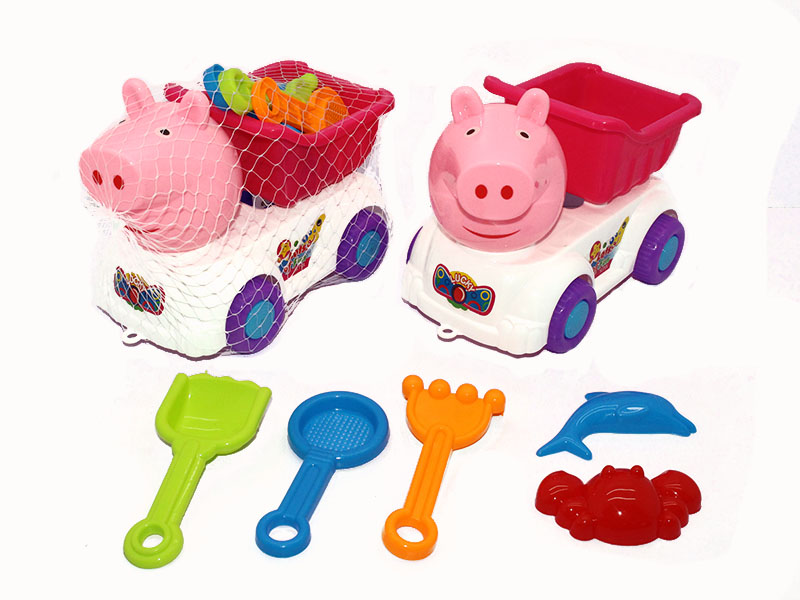 Small Pig Beach Car