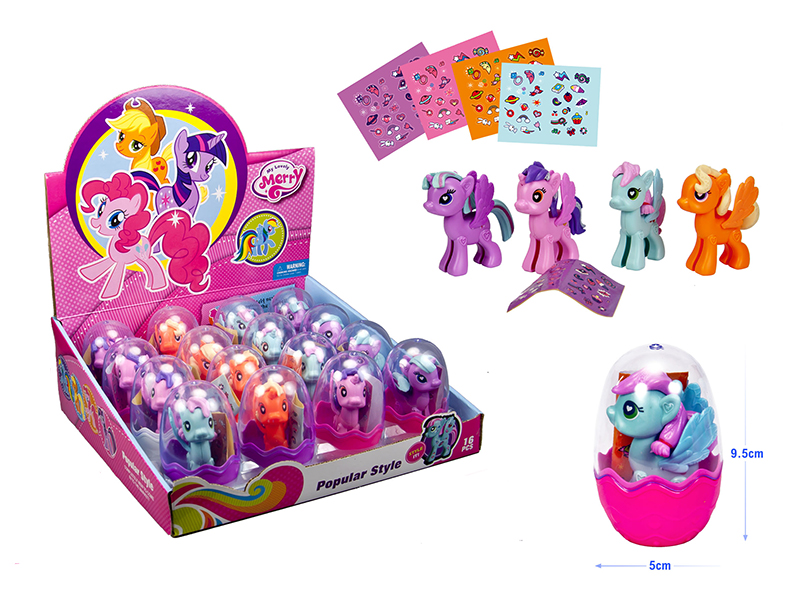 16PCS Fairy Horse