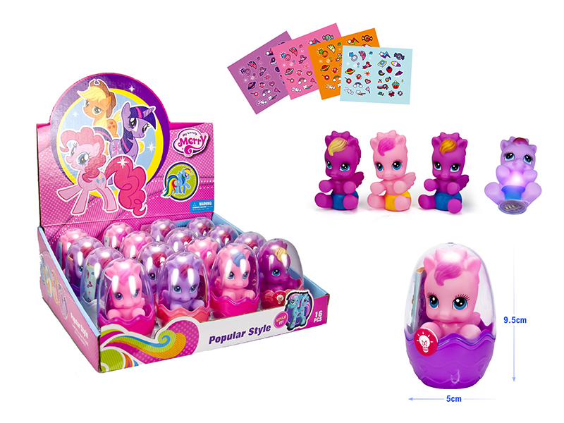 16PCS Fairy Horse