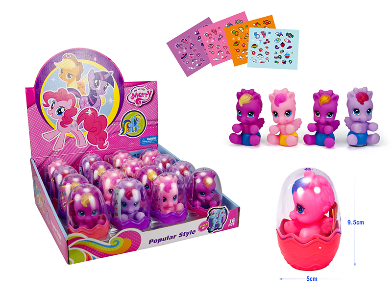 16PCS Fairy Horse
