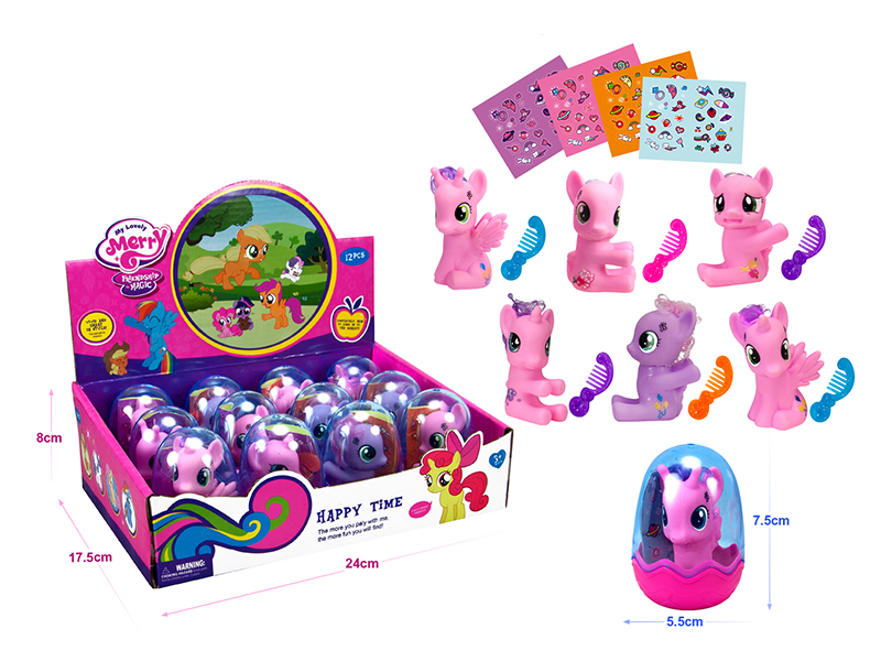 12PCS Fairy Horse