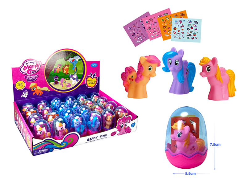 24PCS Fairy Horse
