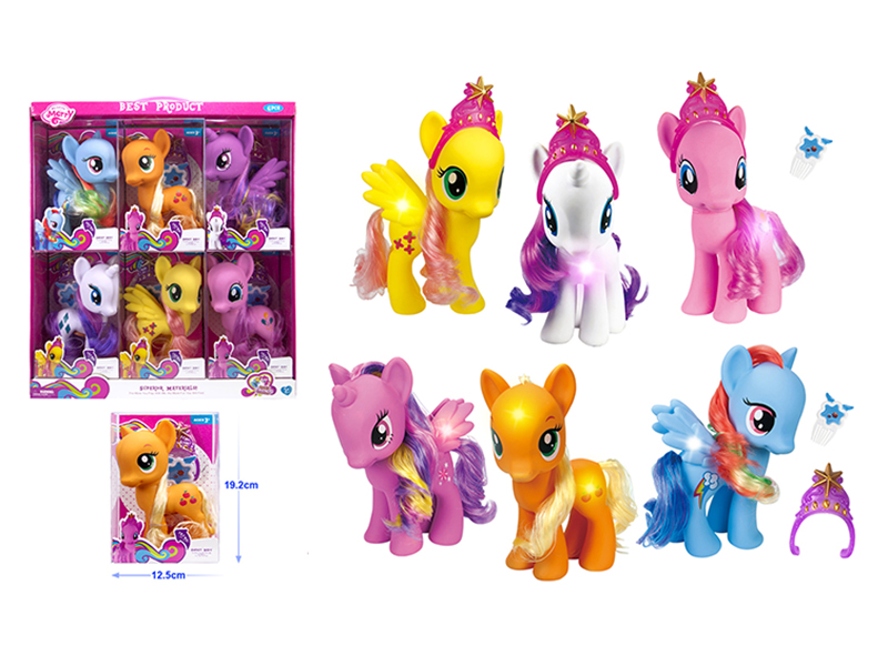 6PCS Fairy Horse