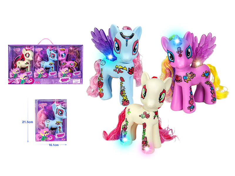 3PCS Fairy Horse