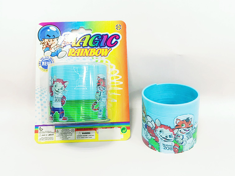 Football World Cup Mascot Rainbow Circle