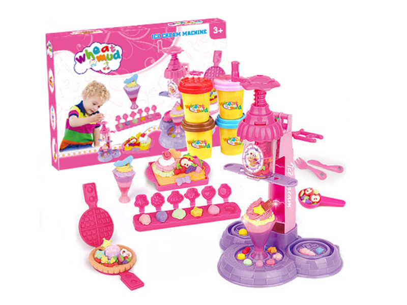 Ice Cream Machine With Play Dough