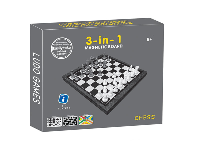 Magnetic 3 In 1 Game Chess