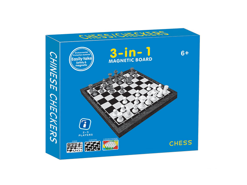 Magnetic 3 In 1 Game Chess
