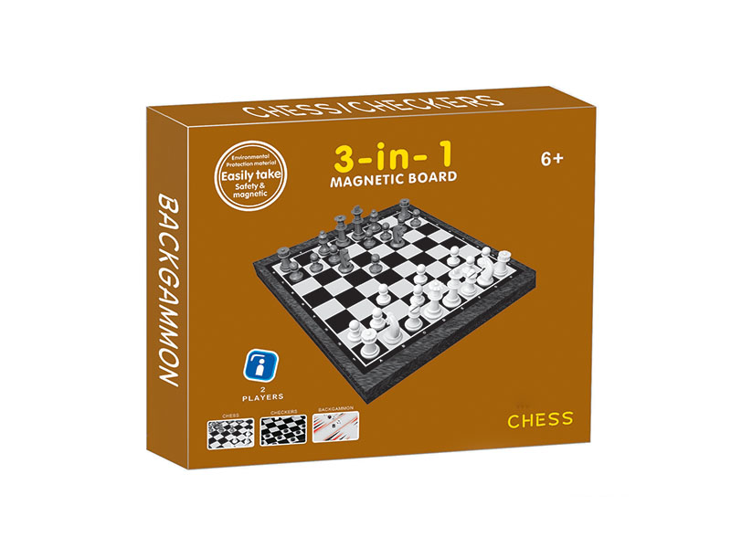 Magnetic 3 In 1 Game Chess