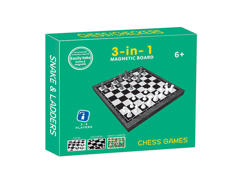 Magnetic 3 In 1 Game Chess