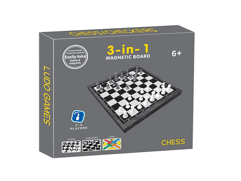 Magnetic 3 In 1 Game Chess