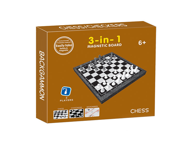 Magnetic 3 In 1 Game Chess