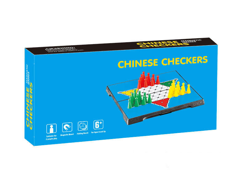Folding Magnetic Chinese Halma