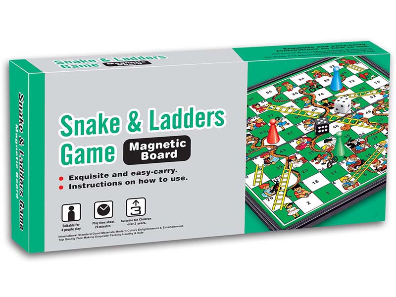 Folding Magnetic Snakes & Ladders