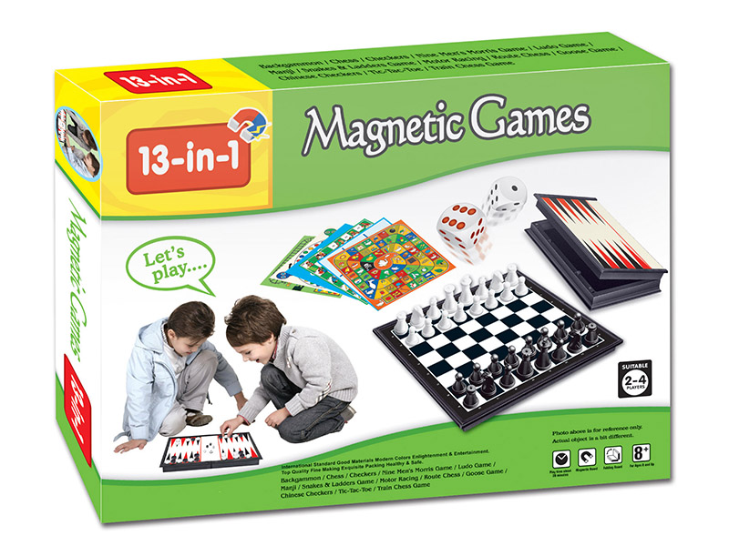 13 In 1 Magnetic Game Chess