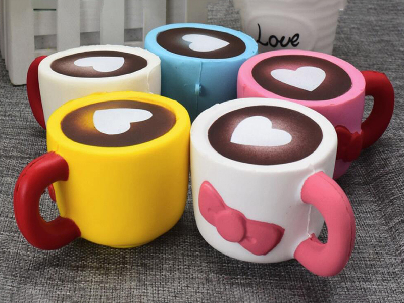 Slow Recovery PU Lovely Coffee Cup