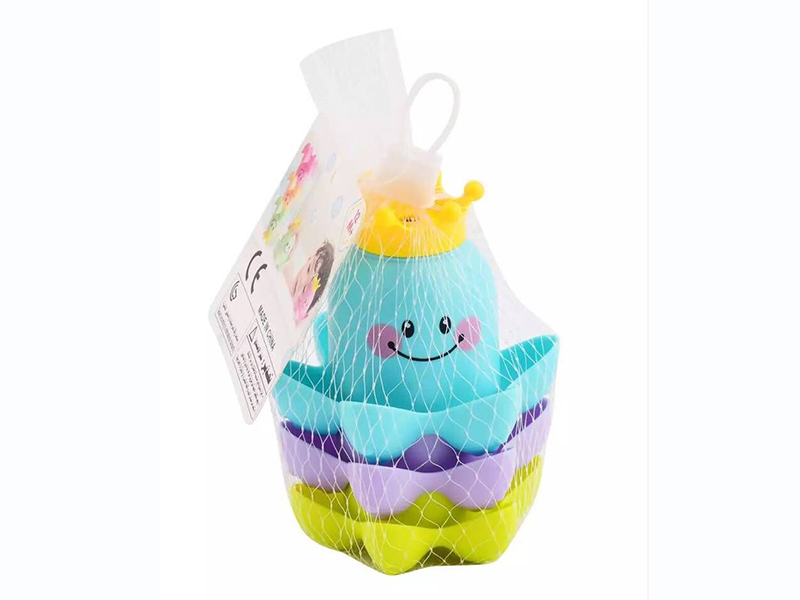 Sea Bathing Octopus Jenga Cup 3 Colors