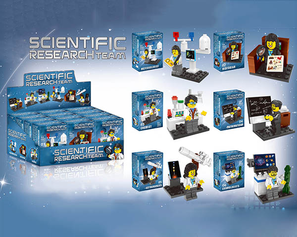 Science Research Team Building Block