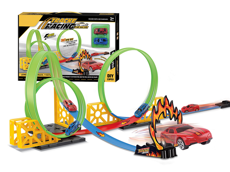 Pull Back Rail Train 23pcs