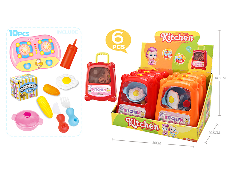 Kitchen Set-Luggage(Orange,Red)