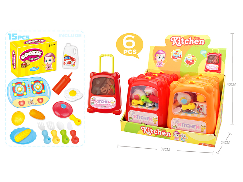 Kitchen Set-Luggage(Orange,Red)