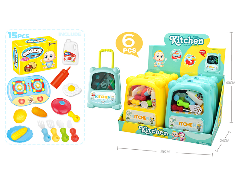 Kitchen Set-Luggage(Yellow,Blue)