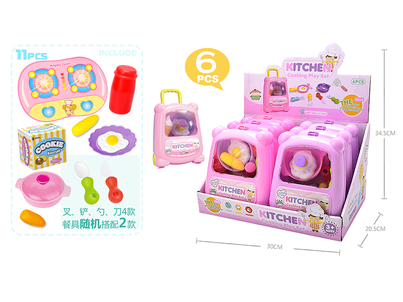 Kitchen Set-Luggage(Pink,Purple)