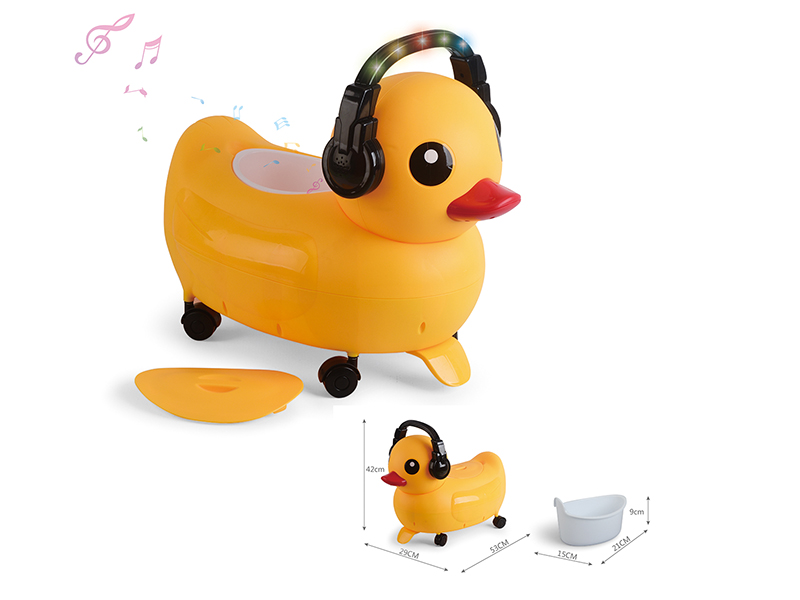 Big Yellow Duck Toilet With Music