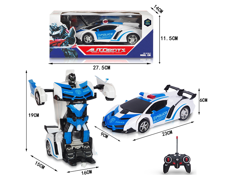 1:18 Lamborghini Transformation Police Car