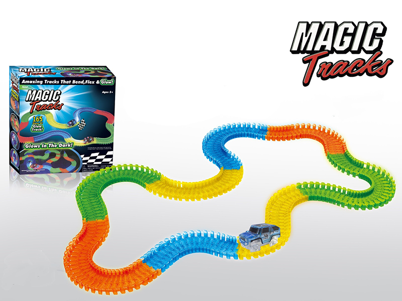 165PCS Glow In The Dark Magic Track