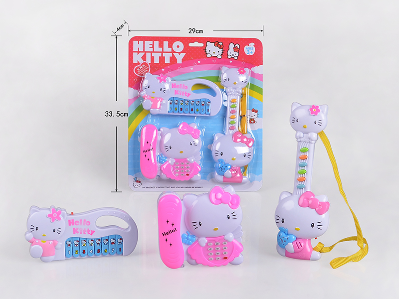 3-In-1 Hello Kitty Musical Instrument Combination
