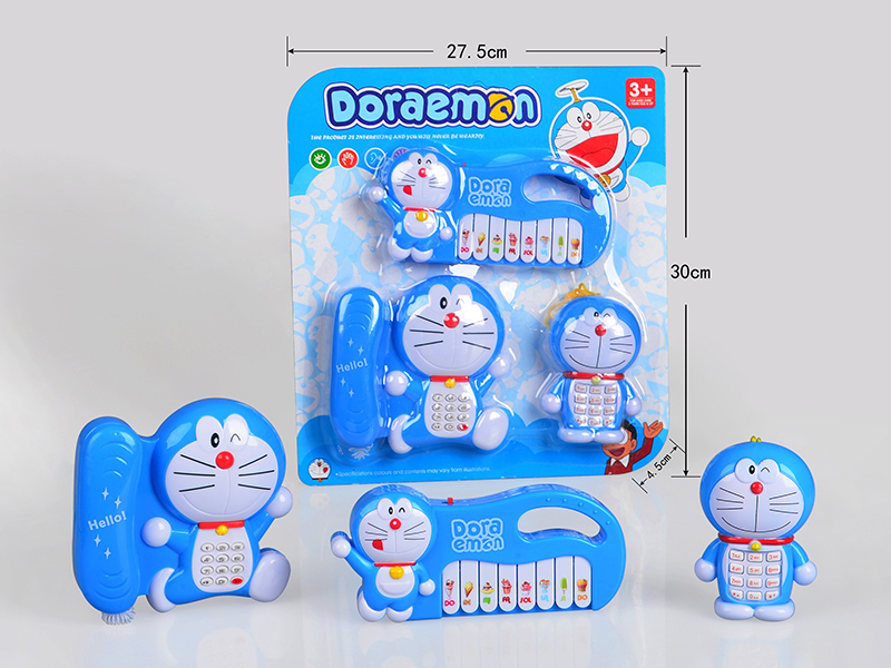 Doraemon Musical Instrument Combination With Light And Music