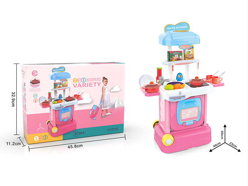 Kitchen Set Drawbar Suitcase