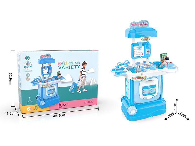 Doctor Set Drawbar Suitcase