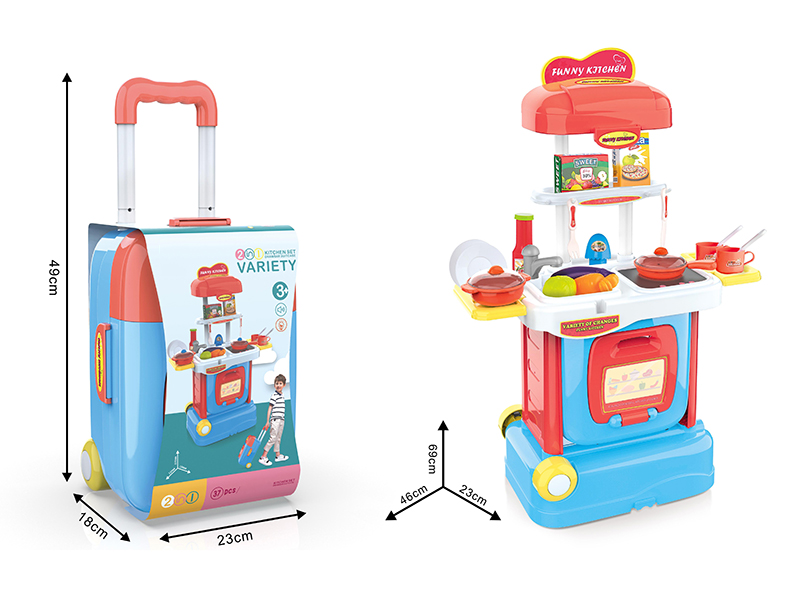 Kitchen Set Drawbar Suitcase
