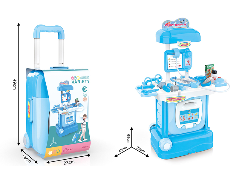 Doctor Set Drawbar Suitcase
