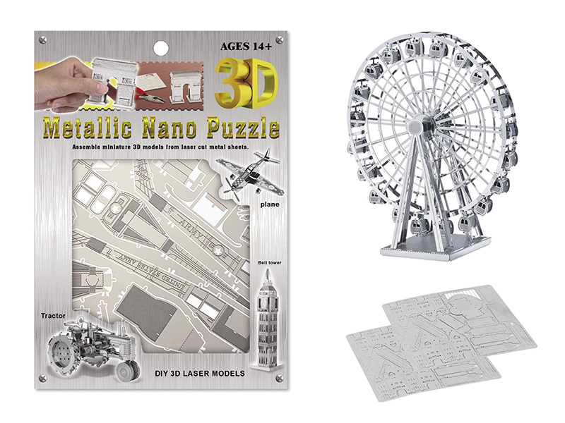 Stainless Steel  Ferris Wheel 3D Puzzle