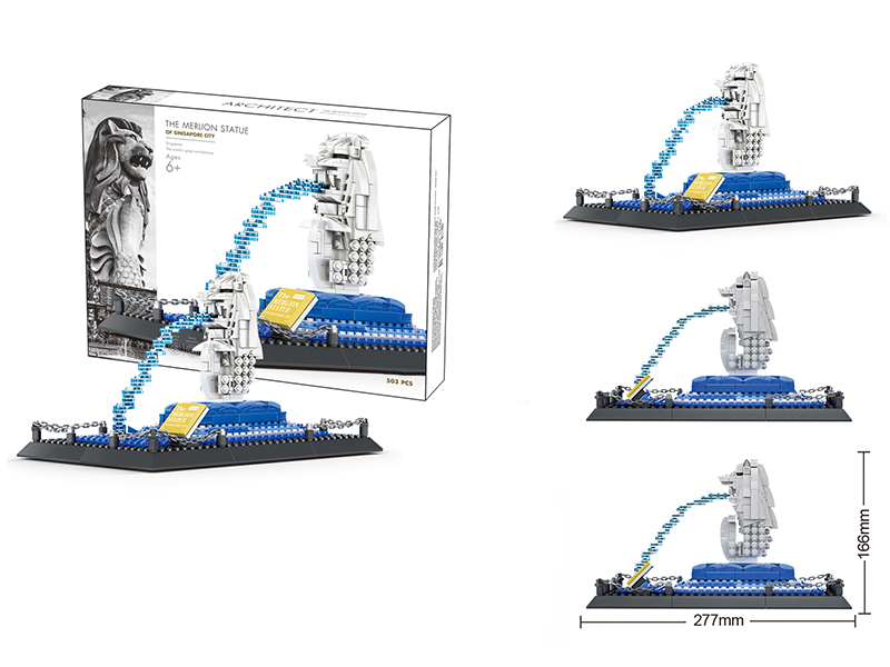 MERLION STATUE-Singapore Building Blocks 503PCS