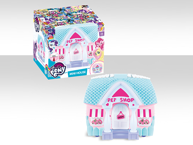 My Little Pony Cartoon House With Light And Music