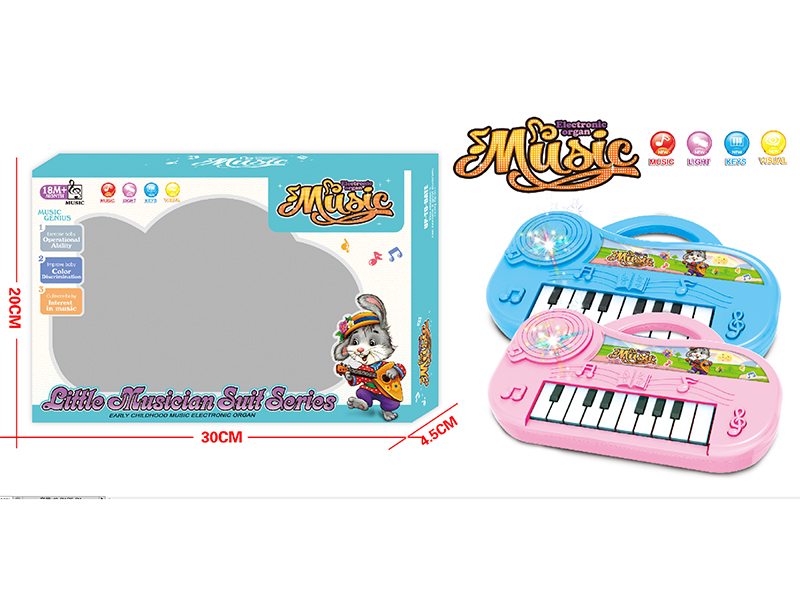 Cartoon Electronic Organ With Light And Music