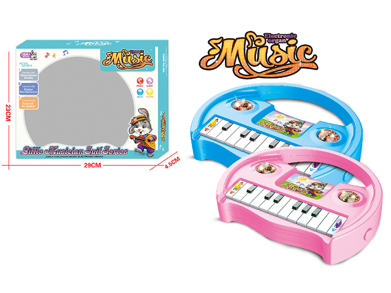 Cartoon Electronic Organ With Light And Music