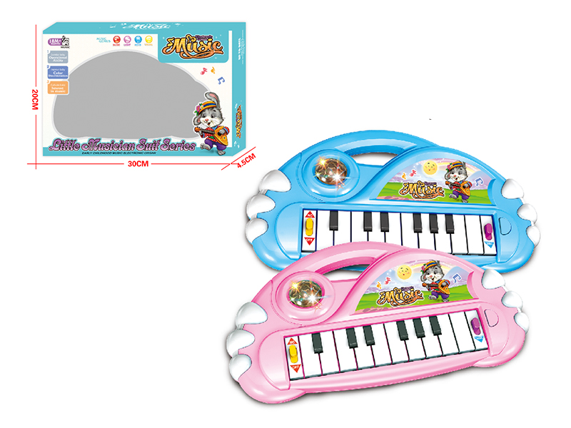Cartoon Electronic Organ With Light And Music