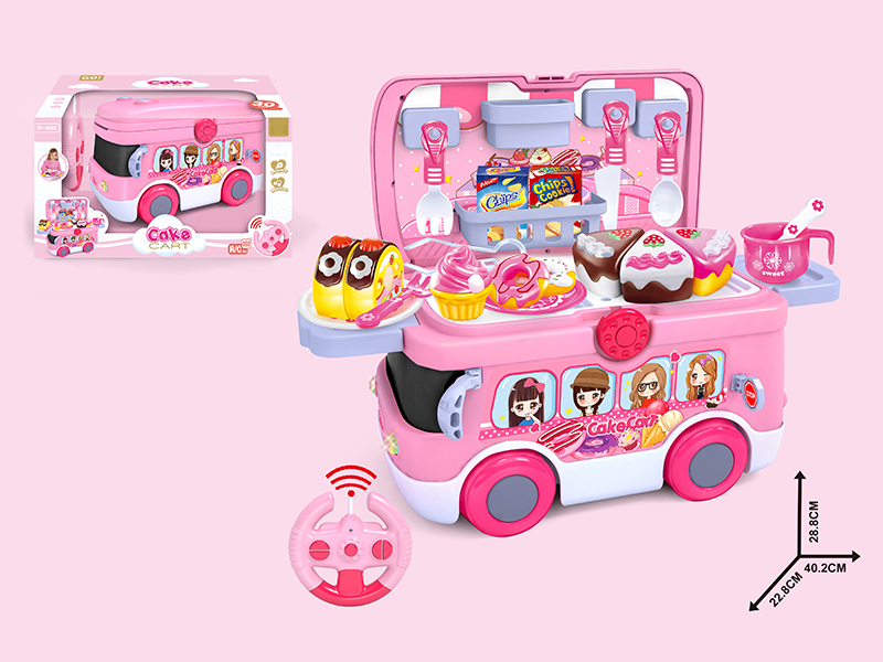 R/C Girl Cake Dessert Cart Set